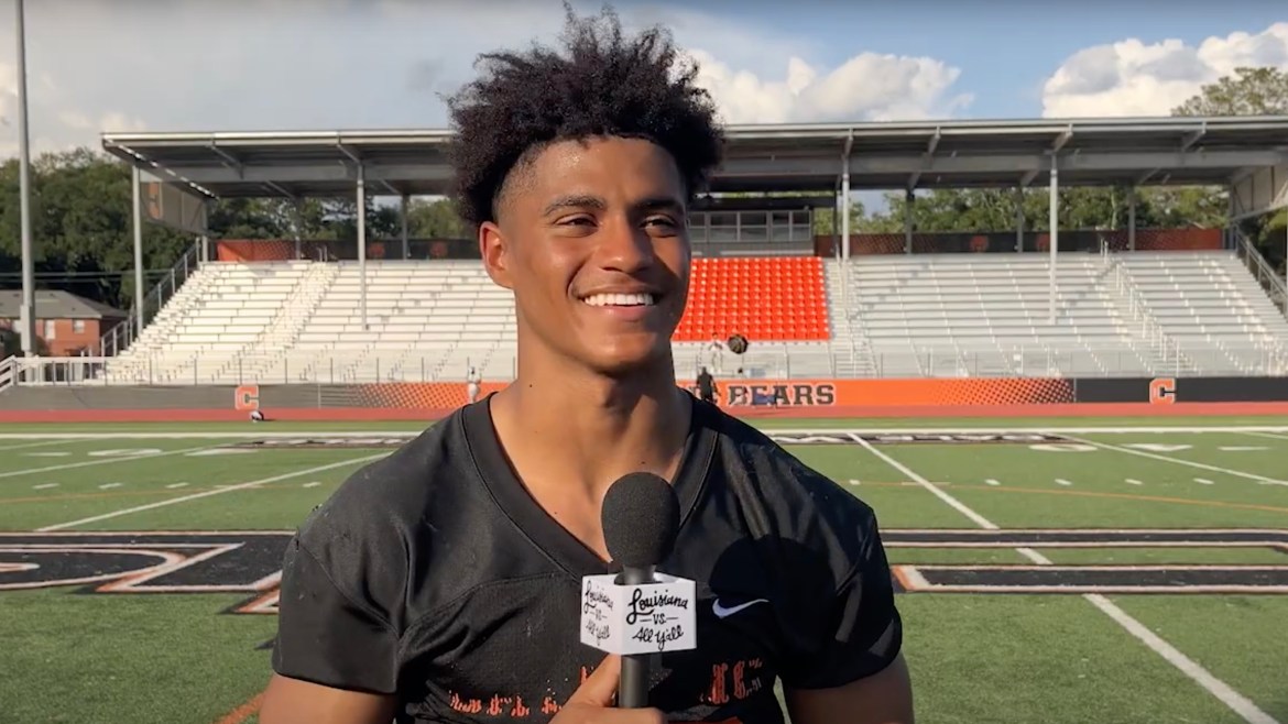 Catholic (BR) safety Blaine Bradford (Photo: Jerit Roser, Louisiana vs All Y'all)