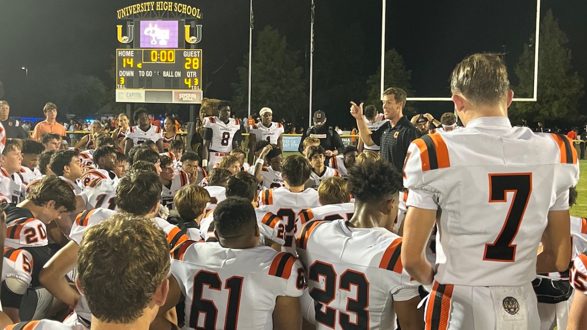 Catholic-BR coach Hudson Fuller