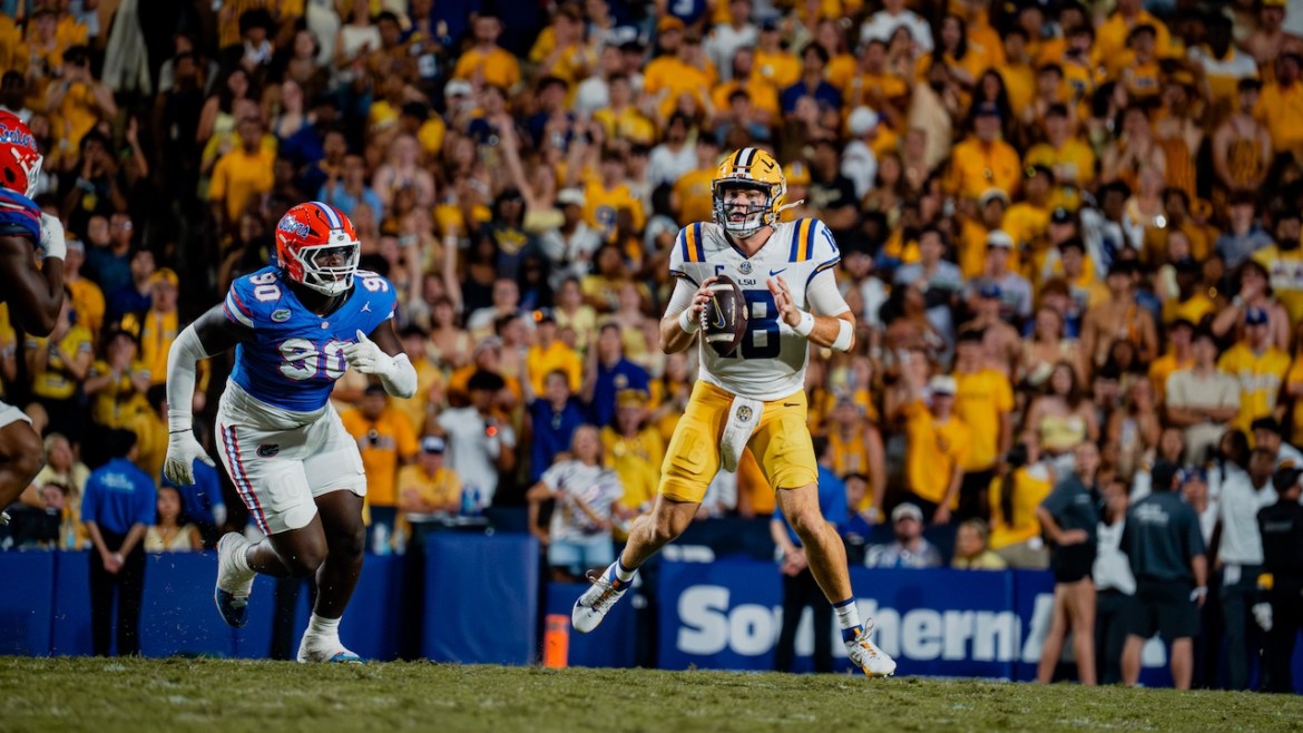 LSU QB Garrett Nussmeier