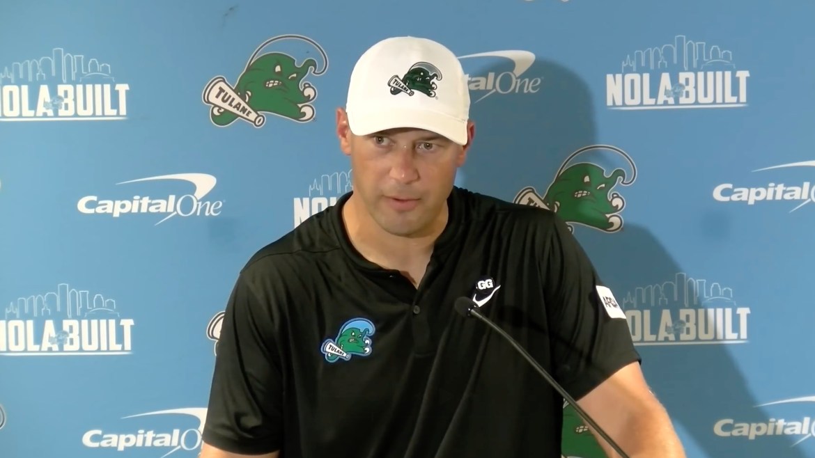 Tulane coach Jon Sumrall