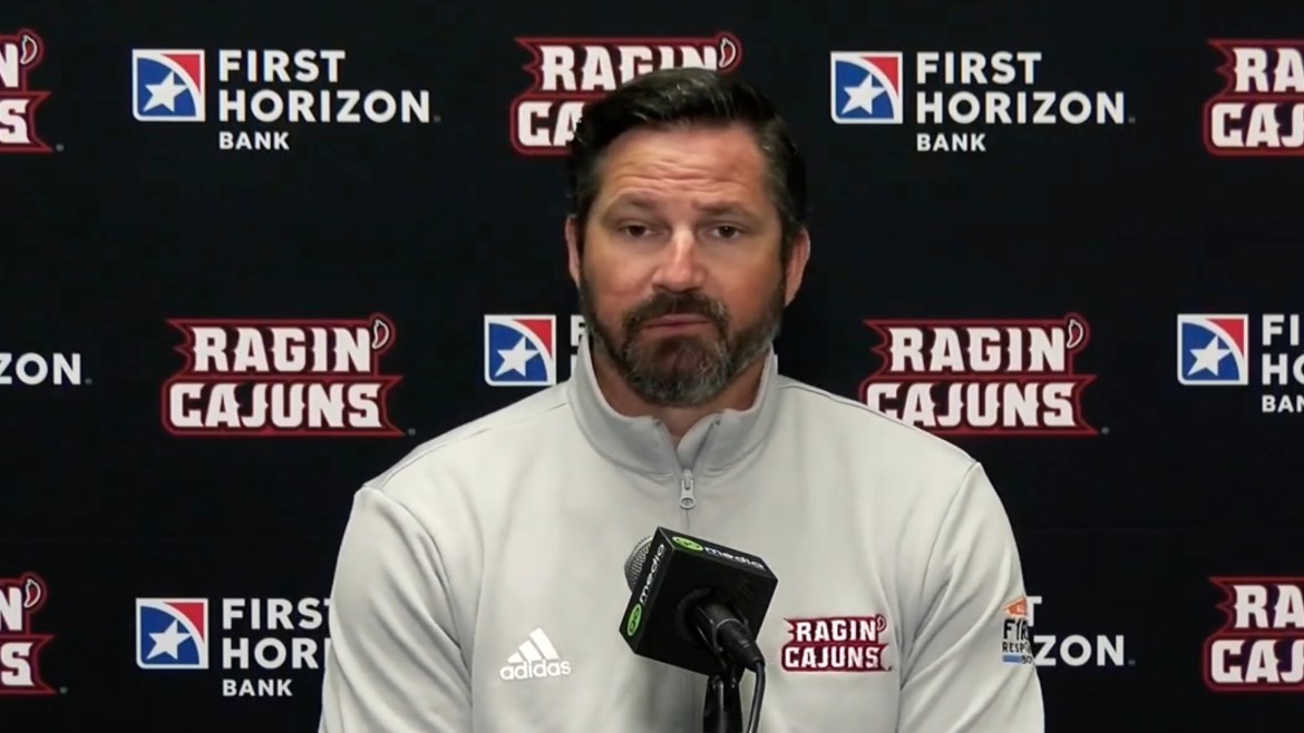 Ragin' Cajuns coach Michael Desormeaux
