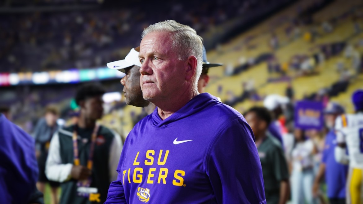 LSU coach Brian Kelly
