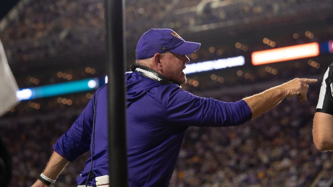 LSU coach Brian Kelly