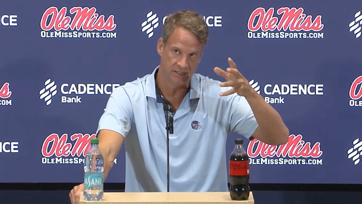 Ole Miss coach Lane Kiffin