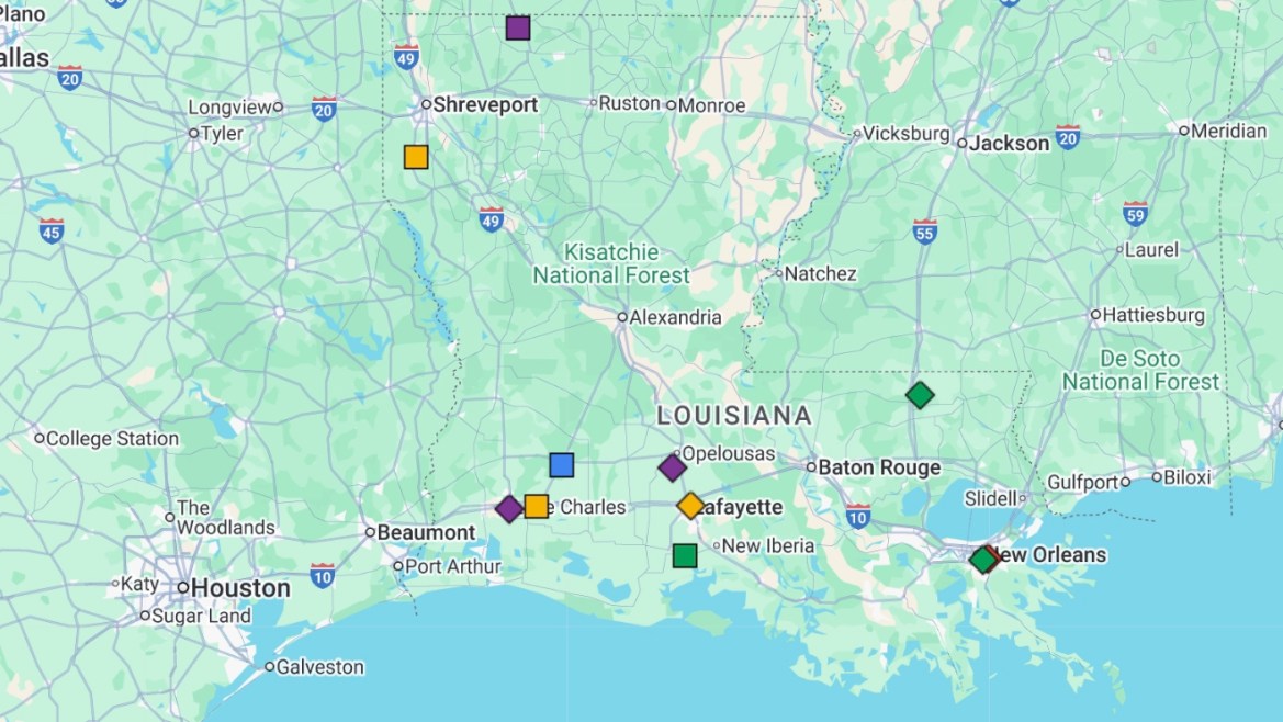 Eleven LHSAA teams completed undefeated regular seasons in 2025.