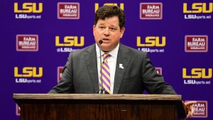 LSU athletic director Scott Woodward
