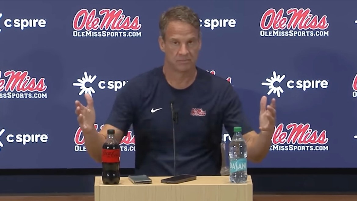 Ole Miss coach Lane Kiffin