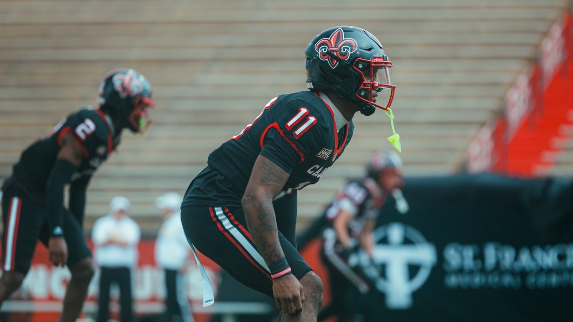 Former Cecilia standout Brent Gordon Jr. played a major role as a true freshman this season for the Ragin' Cajuns.
