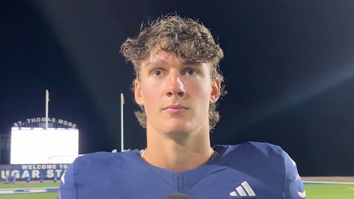 St. Thomas More QB Cole Bergeron