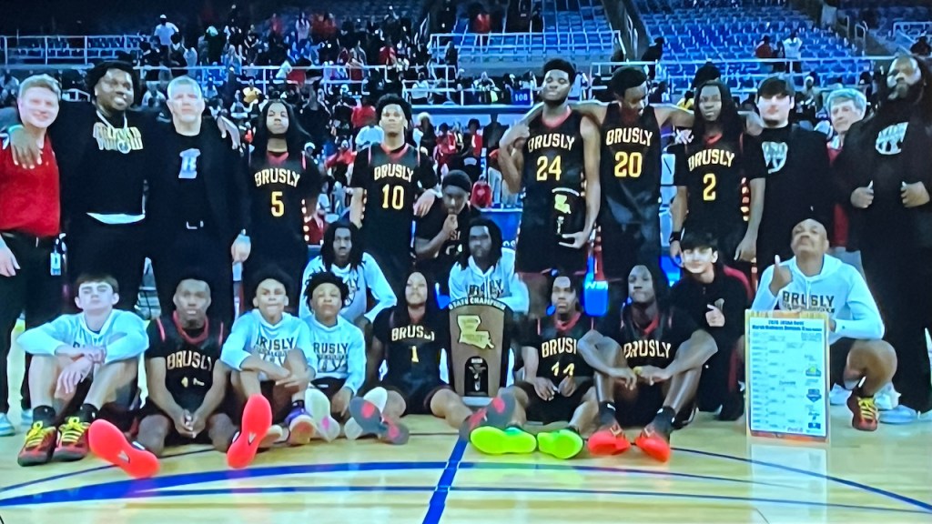 Brusly boys basketball, 2026 state championship