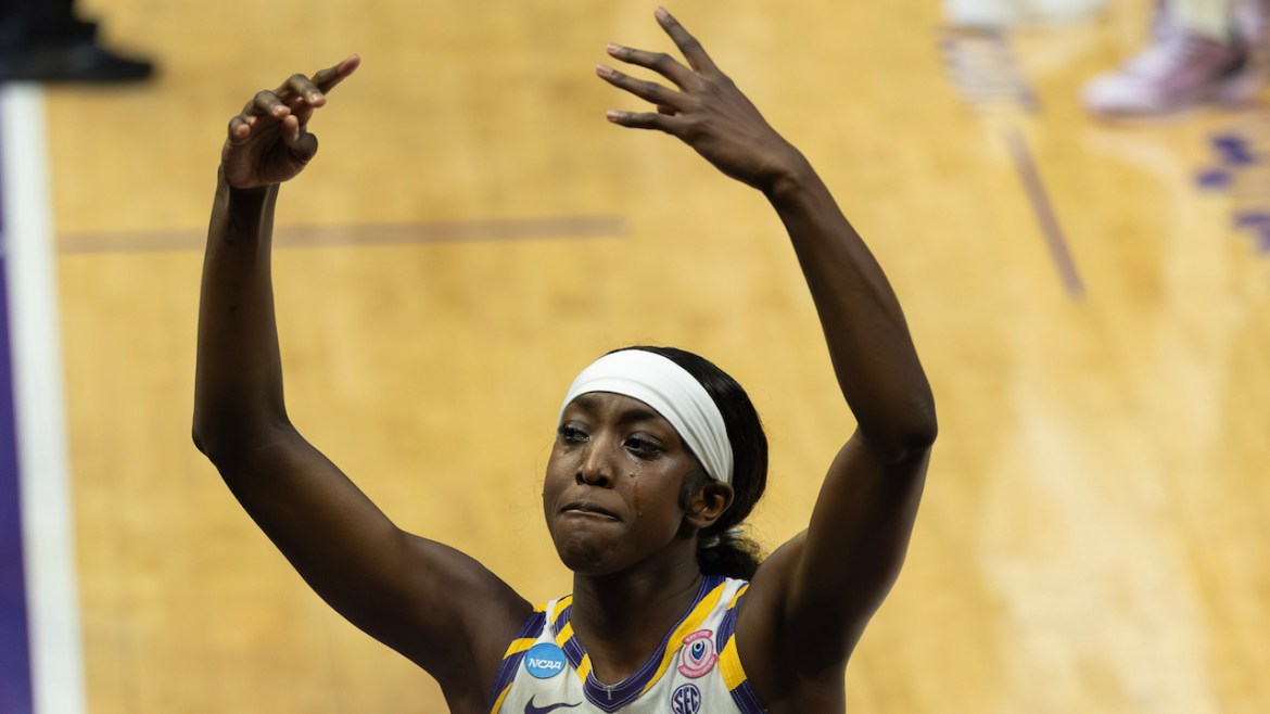 LSU senior guard Flau'jae Johnson