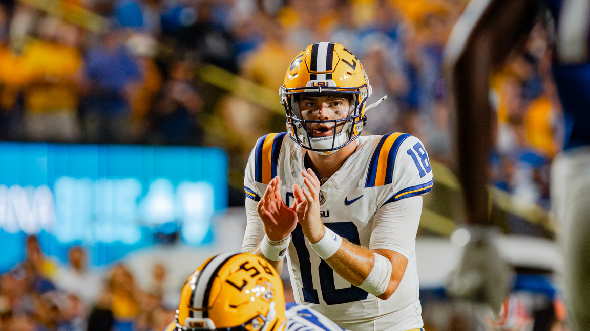LSU QB Garrett Nussmeier