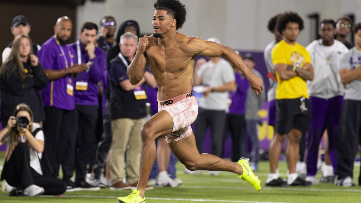 LSU cornerback Mansoor Delane