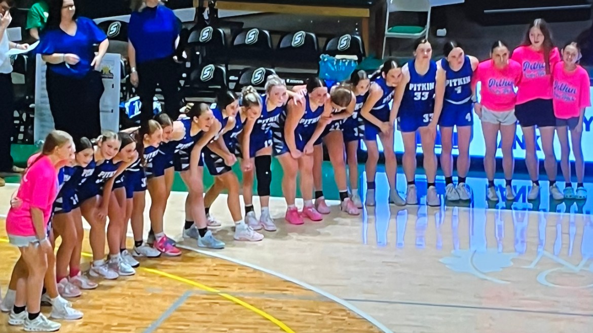 Pitkin girls basketball, 2026 Class B state champions