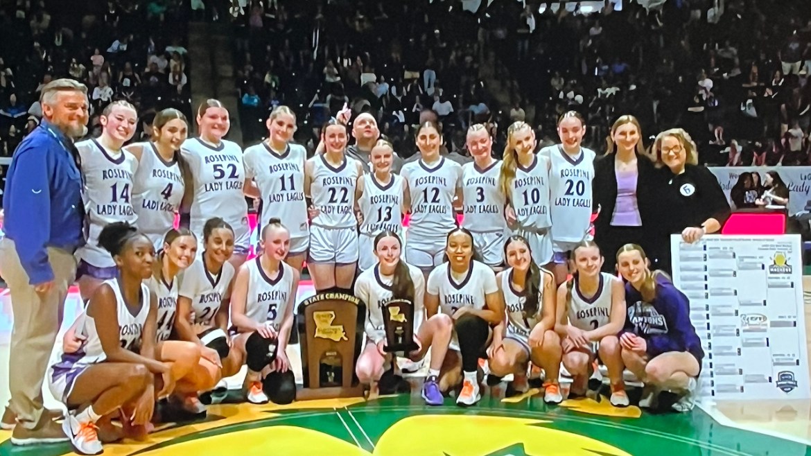 Rosepine girls basketball, 2026 Division-III Select state champions