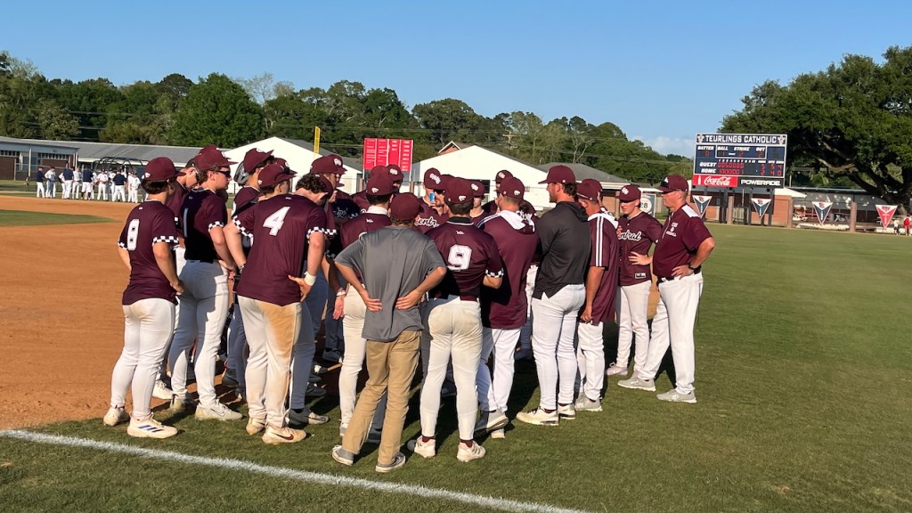 Central, baseball, Teurlings Catholic
