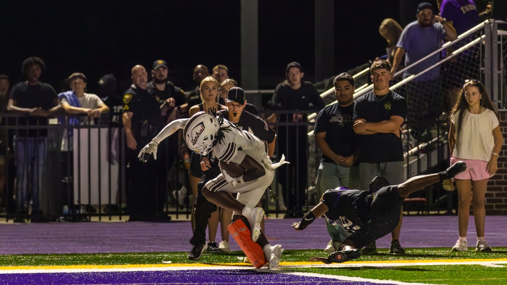 Central wide receiver Marcus Watson Jr.