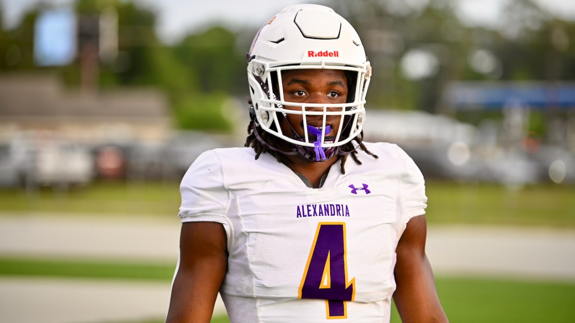 Alexandria running back Noble Williams