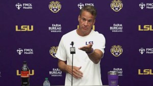 LSU coach Lane Kiffin