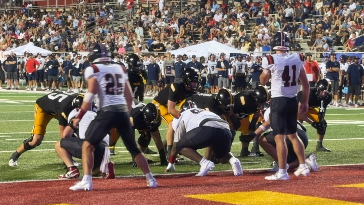 Neville quarterback Parker Robinson