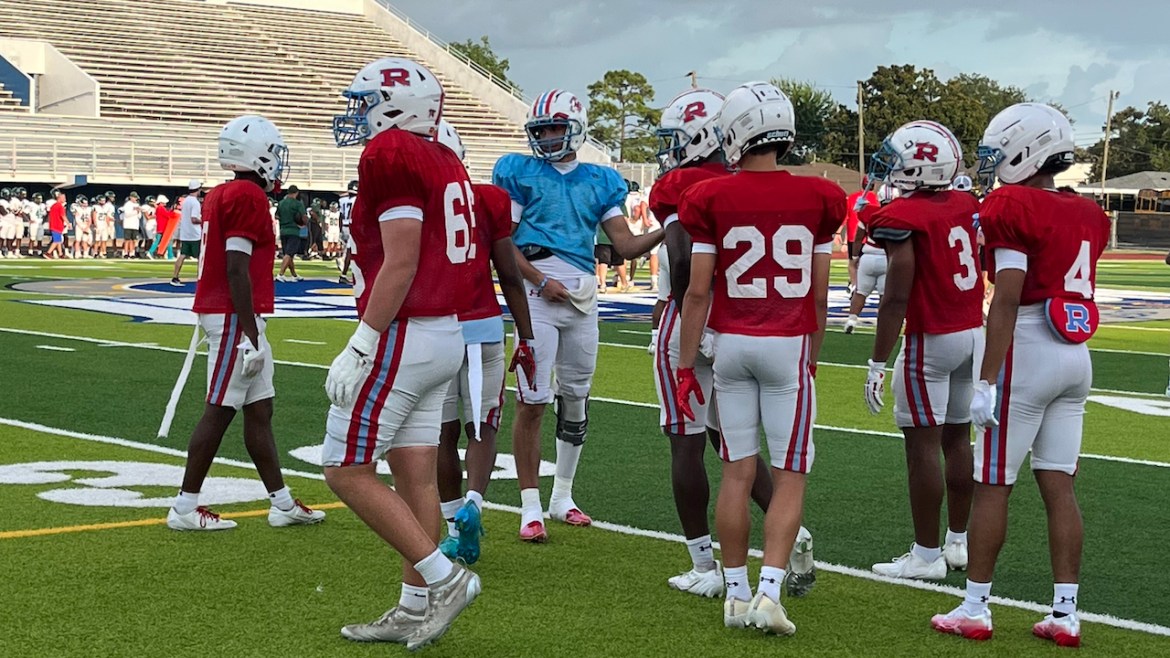 Quarterback Colton Nussmeier and the Archbishop Rummel offense