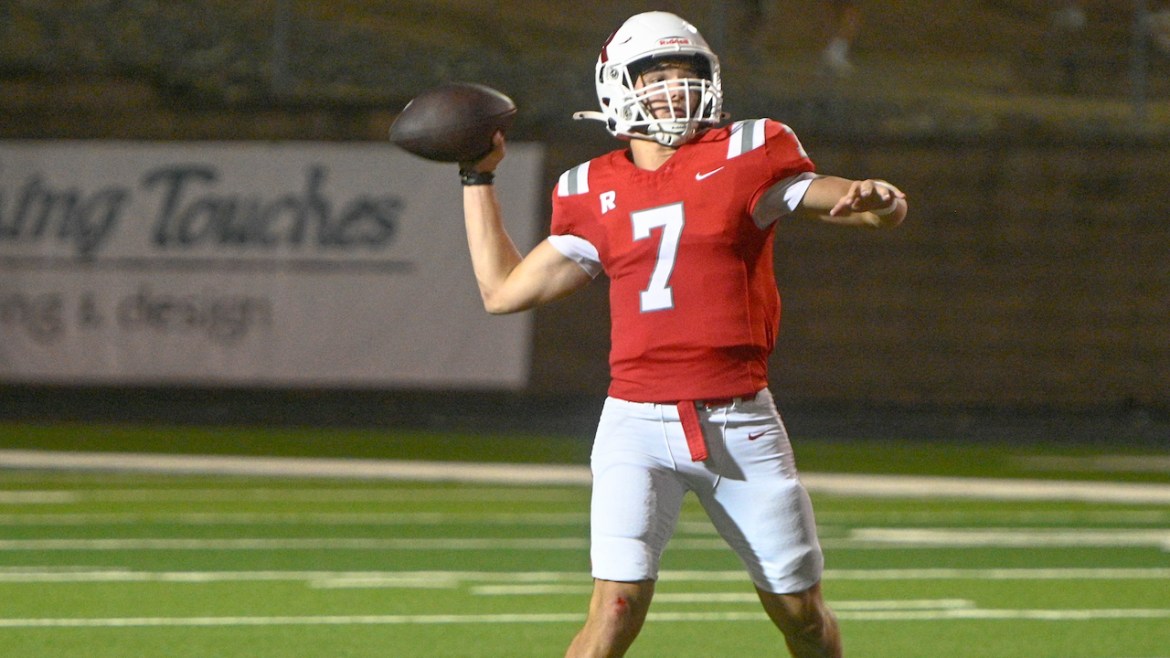 Ruston quarterback Sam Hartwell