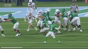 Tulane quarterback Kadin Semonza