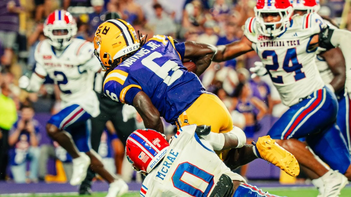 LSU wide receiver Winston Watkins Jr.